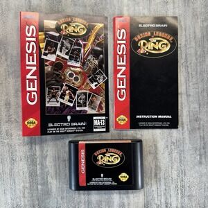 Boxing Legends of the Ring (Sega Genesis, 1993) w/Manual, No Poster, No Case